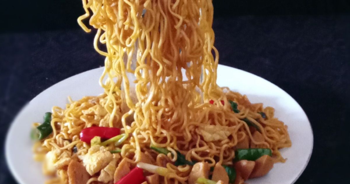 Mi Goreng Terbang Crab Stick Saos Merah