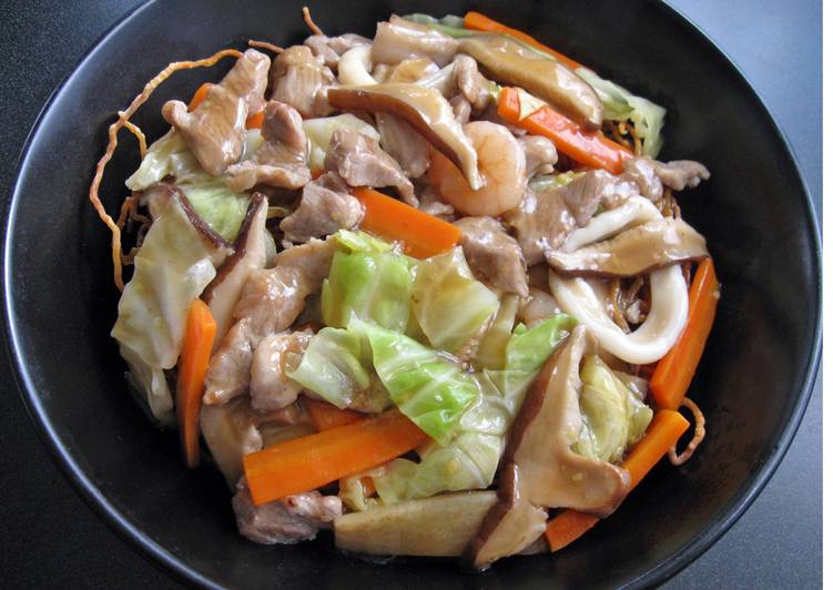 Recipe of Quick Crispy Noodles With Stir-Fry