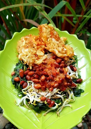 Foto resep Plecing kangkung campur tauge