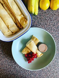 Vanília krém palacsintába recept fotója