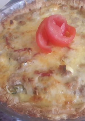 صورة لوصفة كيش بعجينة بريزي (pâte brisée)