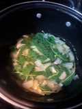 Sayur bening bayam labu siam