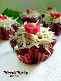 Foto resep Brownies Keju Cup (3 telur)