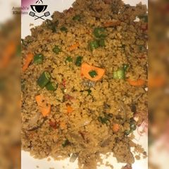 Couscous and vegies jollof A picture of Couscous and vegies jollof.