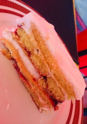 Una foto de Torta galletas de champaña