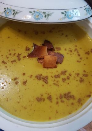 صورة لوصفة شوربة عدس خطيرة 😍😍😍