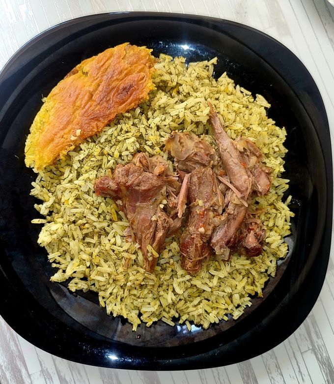 عکسی از دستور شویدپلو با گوشت