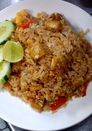 รูปของ ข้าวผัดเต้าหู้(ไม่ใส่ไข่)