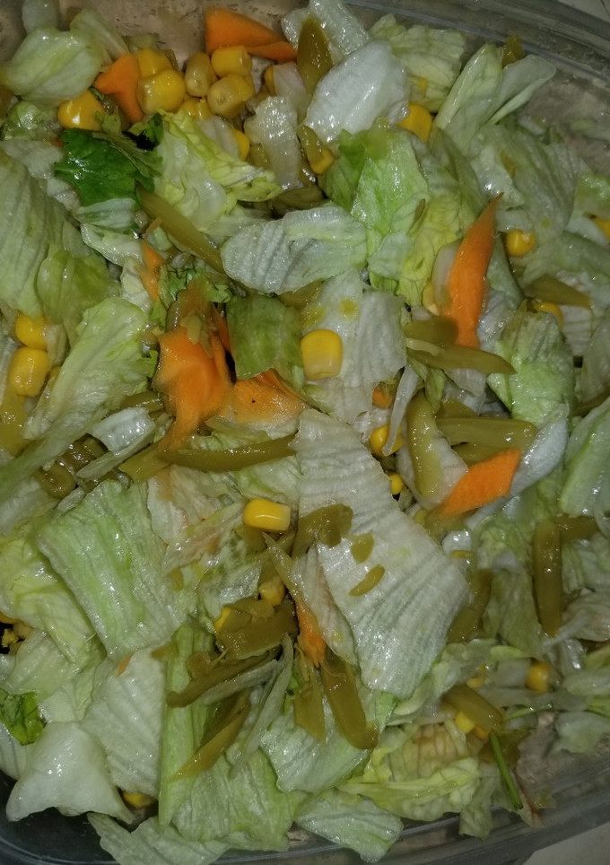 Una foto de Ensalada de vegetales mixta