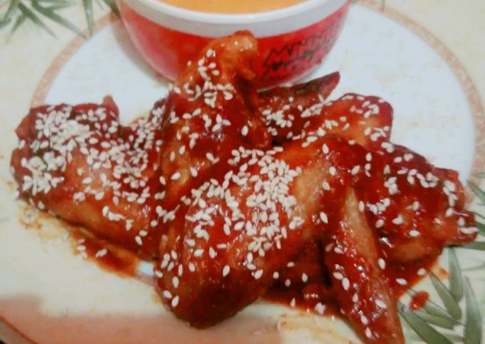 Fire Chicken Wings ala Richeese factory