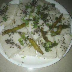 A picture of Whaite dhokla👌👌.