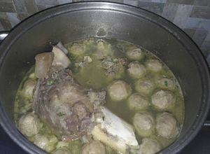 Foto resep Kuah bakso iga sapi