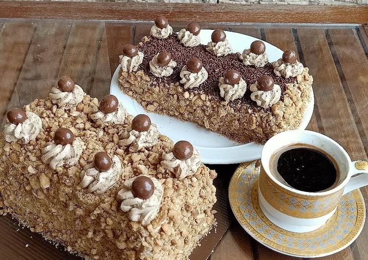 Coffee mocca cake with nougat mete Ceres