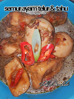 Foto resep Semur Ayam Telur dan Tahu