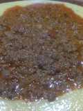 Polenta con salsa rosa borracha