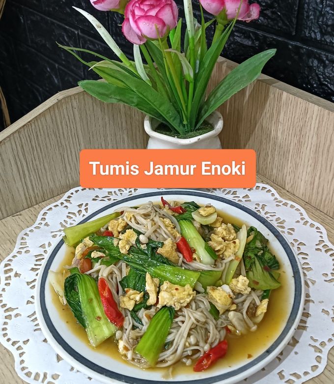 Foto resep Tumis Jamur Enoki