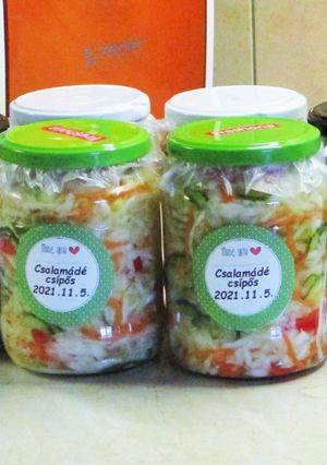 Csalamádé télire tartósító nélkül recept fotója