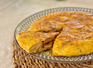 Foto principal de Tortilla de patatas en airfryer y sartén