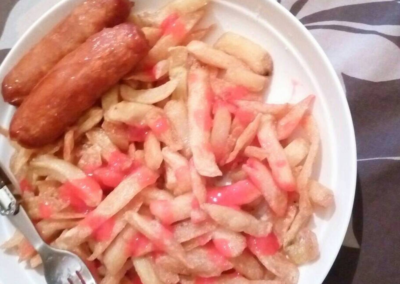 Chips and Sausage