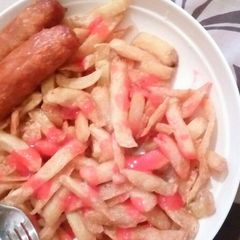 Chips and Sausage A picture of Chips and Sausage.