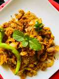 Zunka Maharashtrian recipe,lunch or dinner,eat with chapati