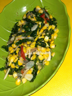 Foto resep Tumis bayam jagung