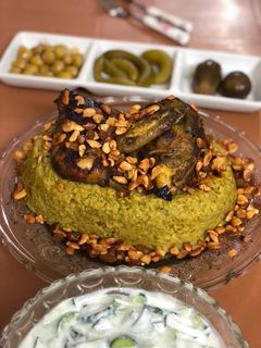 صورة لوصفة فريكه مفلفله مع دجاج بالفرن 😍✨