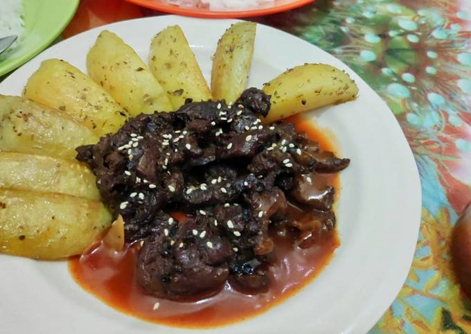 Resep Beef Steak Slice Lada Hitam Oleh Hanna Khalilah Cookpad