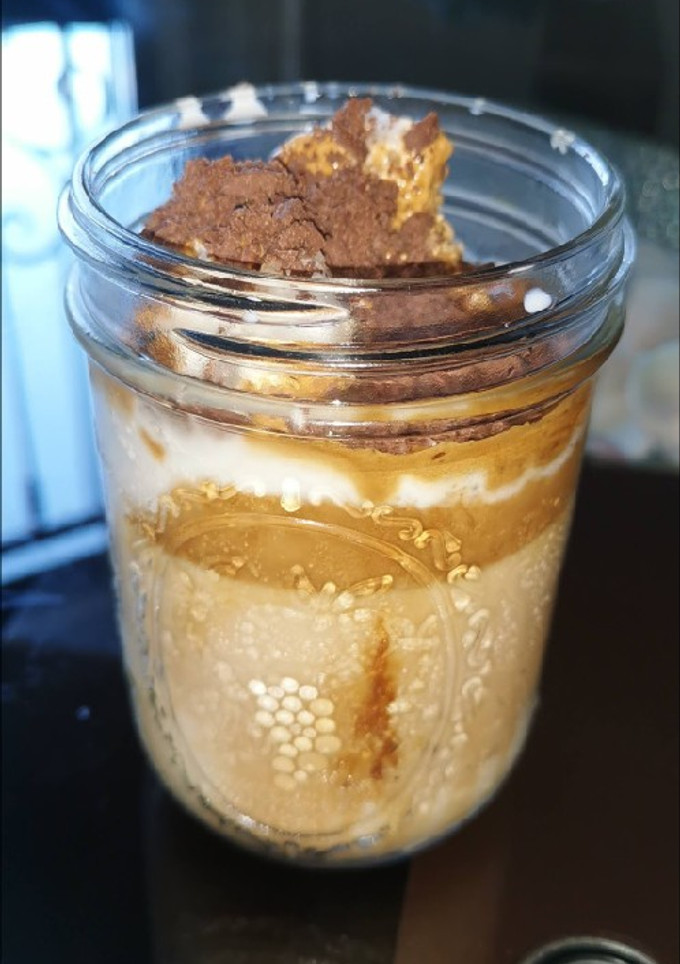 Una foto de Café frío cremoso fácil y rápido