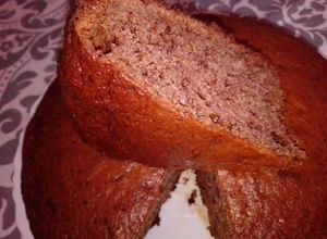 Una foto de Torta de banana y chocolino...✨