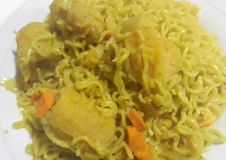 How to Make Quick Indomine with carrots and plantain