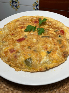 Una foto de Tortilla de Ratatouille en menos de 10”