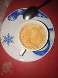 Flan casero en microondas
