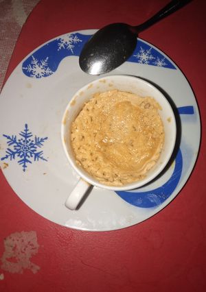 Una foto de Flan casero en microondas