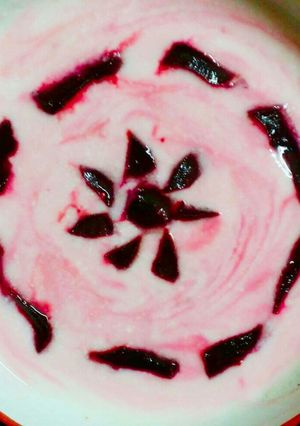 A picture of Beetroot Raita.