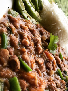 A picture of Beans in coconut#coastolcoconutrecipechallenge.