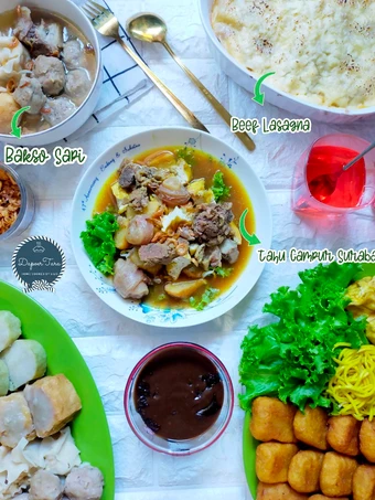Cara Mudah Menyiapkan Resep Hidangan Lebaran 2021 (Tahu Campur Sby, Lasagna dan bakso) yang Lezat Sekali Anti Ribet, Menggugah Selera
