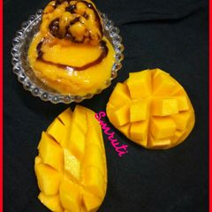 A picture of Mango sorbet.