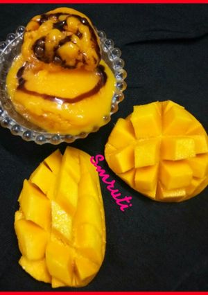 A picture of Mango sorbet.