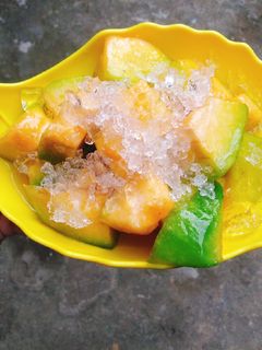 Hình của món Dưa bở dầm đường.