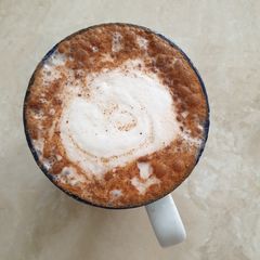 A picture of Cocoa cinnamon latte.