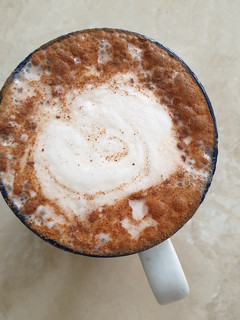 A picture of Cocoa cinnamon latte.