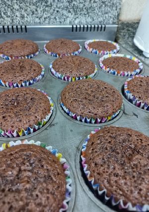 Una foto de Brownies con cacao