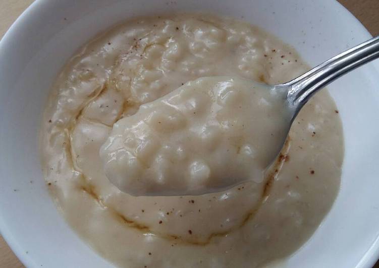 Step-by-Step Guide to Make Quick Vickys Golden Syrup Rice Pudding, GF DF EF SF NF