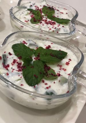 صورة لوصفة سلطه الخيار باللبن 🥒