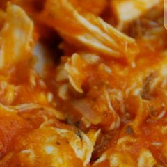 Cabbage stew sauce with brown rice A picture of Cabbage stew sauce with brown rice.