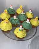 Frosting πασχαλινό 🐣🐓 για cupcakes 🧁