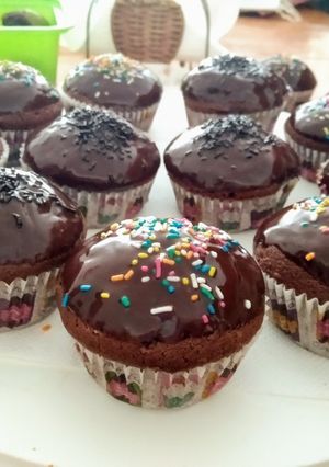 Φωτογραφία της συνταγής Σοκολατένια muffins 🧁