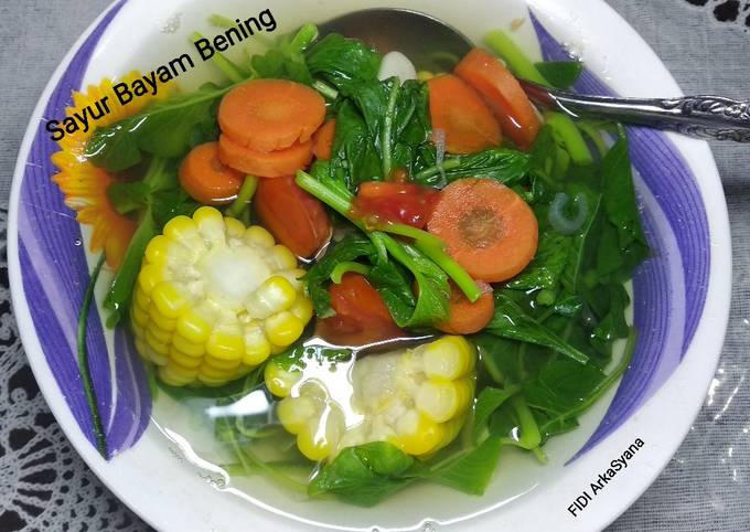 Resep Sayur Bayam Bening Oleh Fidi Arkasyana Cookpad