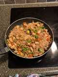Shrimp ramen stir fry